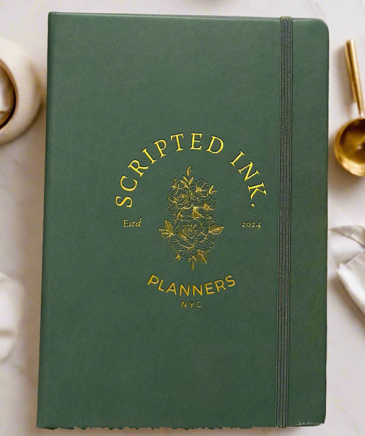 Sage Green  - Undated Yearly Planner